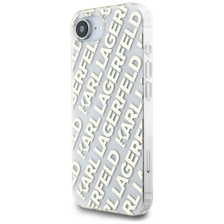 KARL LAGERFELD ETUI IML REPEAT LOGO DO IPHONE 16E DESIGN I OCHRONA Z WZOREM