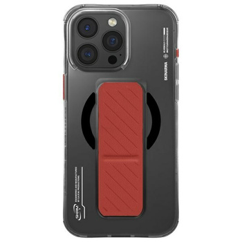 Skinarma etui Axon iPhone 16 Pro 6.3    Magnetic Charging + Grip Stand czarny/black