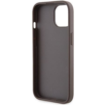 GUESS CASE DO IPHONE 15 14 13 6.1 HARDCASE GRIP STAND 4G Z TRIANGLE STRASS