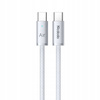 MCDODO KABEL USB-C USB-C SZYBKIE ŁADOWANIE USB TYP C 240W 1M LED BIAŁY