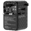 Verbatim Adapter podróżny EU/UK/US GaN 2xUSB-C/2xUSB-A/1xUSB-C PD 100W czarny 30191