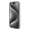 DKNY ETUI HARDCASE DO IPHONE 15 14 13 Z LEATHER MONO STRIPE & METAL LOGO