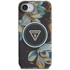 GUESS ETUI POKROWIEC TPU DO IPHONE 16E DO MAGSAFE IML METAL GLITTER FLOWERS