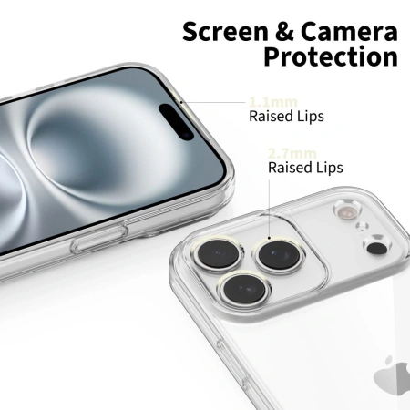 TECH-PROTECT ETUI FLEXAIR DO IPHONE 17 PRO OCHRONA PRZEZROCZYSTE