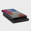 Etui Uniq Ład. indukcyjna Vertex Duo 2in1 15W Fast charge - szare
