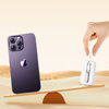 Joyroom powerbank 10000mAh Colorful Series 22.5W z 2 wbudowanymi kablami USB C i Lightning biały (JR-L012)