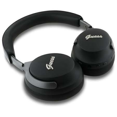 Guess słuchawki nauszne Bluetooth ANC    GUBHC22PSFCSMK czarny/black Metal Script Logo
