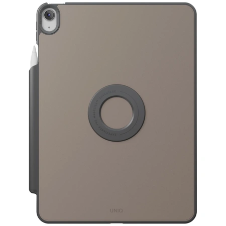 Etui UNIQ Rovus Snapmount Magnetic 360 Rotating Detachable do iPad 11" 2025 / iPad 10.9" 2022 (10 gen.) - szare