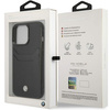 Etui BMW BMHCP14L22RSEPK na iPhone 14 Pro - czarne Leather Card Slot