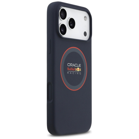 Etui Red Bull Silicone Red Ring MagSafe  do iPhone 17 Pro Max granatowy