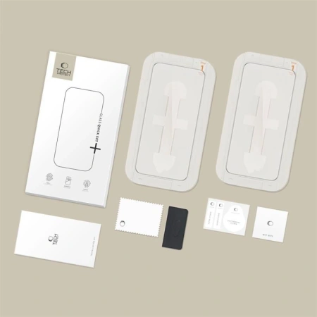 TECH-PROTECT SZKŁO HARTOWANE QUICK SET+ DO IPHONE 12 12 PRO 2-PACK OCHRONA
