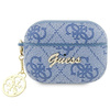 Etui Guess GUAP2G4GSMB na AirPods Pro 2 cover - niebieskie 4G Charm Collection