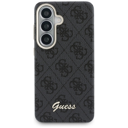 Etui Guess 4G Script MagSafe do Samsung Galaxy S26 czarny