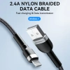 WOZINSKY KABEL USB-A DO LIGHTNING 2.4A DO IPHONE IPAD 1M SZYBKIE ŁADOWANIE