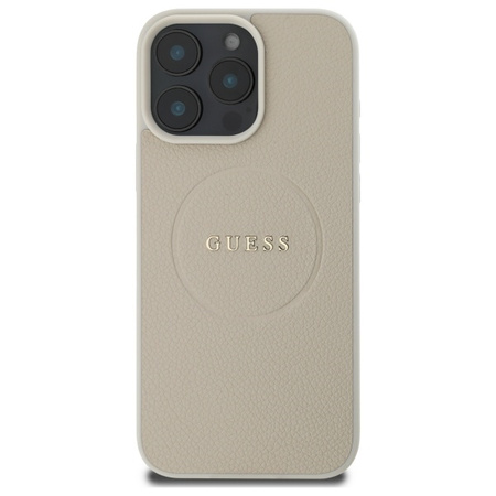 GUESS ETUI HARDCASE GRINDED RING DO IPHONE 16 PRO MAX 6.9 DO MAGSAFE