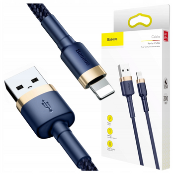 BASEUS KABEL DO LIGHTNING DO TELEFONÓW APPLE 1M 2.4A CAFULE SZYBKIE