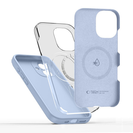 TECH-PROTECT SILICONE MAGSAFE IPHONE 17 MIST BLUE