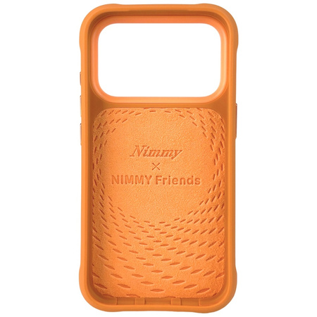 Etui Nimmy Cool&Cute 2.0 Cat do iPhone 17 Pro Max pomarańczowy
