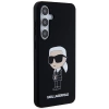 Etui Karl Lagerfeld Silicone Ikonik na Samsung Galaxy S24 - czarne