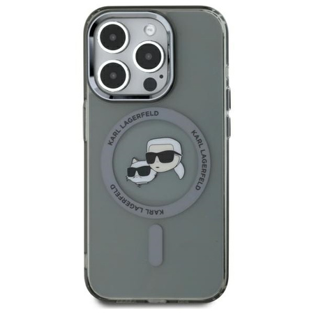 KARL LAGERFELD ETUI HARDCASE DO IPHONE 15 PRO 6.1 DO MAGSAFE IML METAL