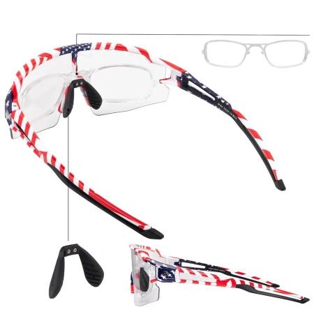 ROCKBROS OKULARY ROWEROWE FOTOCHROMOWE Z OCHRONĄ UV I WKŁADKĄ KOREKCYJNĄ