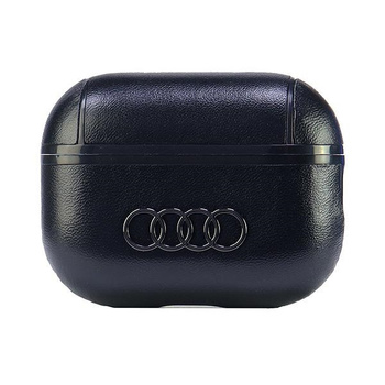 AUDI POKROWIEC LEATHER DO AIRPODS PRO 2 ETUI Z WIELKIM LOGO WYSOKA JAKOŚĆ