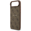 Etui Guess 4G Ring Classic Logo MagSafe do iPhone Air brązowy