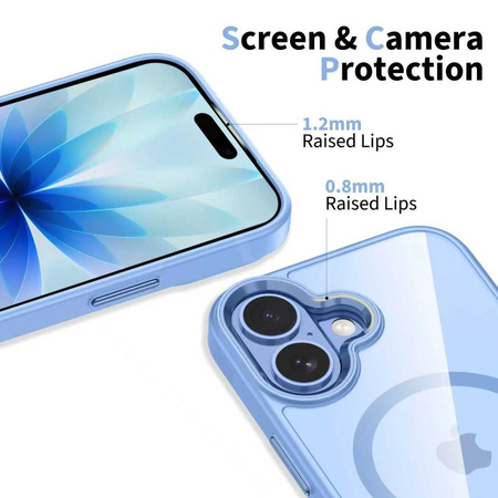 TECH-PROTECT MAGMAT MAGSAFE IPHONE 17 MIST BLUE/CLEAR