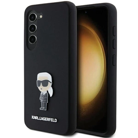 KARL LAGERFELD ETUI SILIKONOWE DO SAMSUNG GALAXY S24 S921 Z METALOWYM PINEM