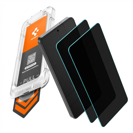 Spigen Glass tR EZ Fit Pro HD (Privacy) 2 Pack, transparency - Samsung Galaxy S26+