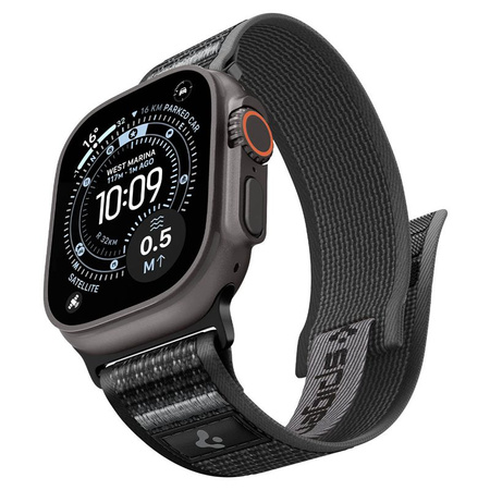 Spigen Athlex Air 2 Active Band, black gray - Apple Watch 49mm/46mm/45mm/44mm