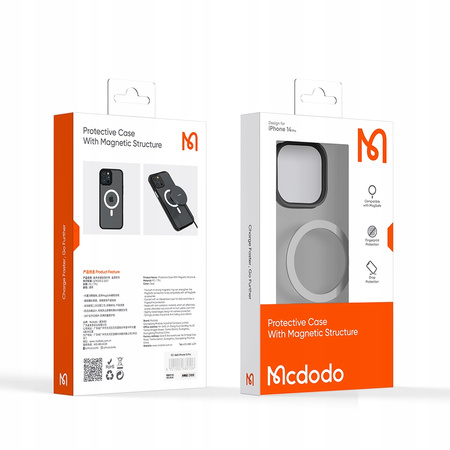 MCDODO ETUI MAGNETYCZNE CLEAR CASE WZMOCNIONE DO MAGSAFE IPHONE 14