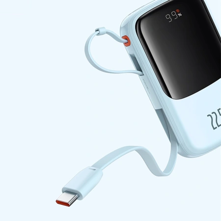 BASEUS POWERBANK 10000MAH QPOW PRO+ DO SMARTFONÓW 22.5W SZYBKIE ŁADOWANIE
