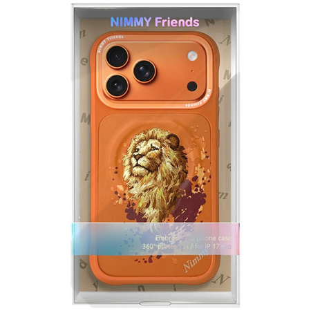 Etui Nimmy Lew MagSafe do iPhone 17 Pro pomarańczowy
