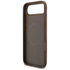 Etui Guess 4G Ring Classic Logo MagSafe do iPhone Air brązowy