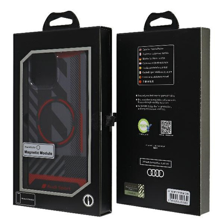 AUDI CASE DO IPHONE 13 PRO MAX 6.7 DO MAGSAFE HARDCASE DO APPLE Z OCHRONĄ