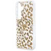 Etui Guess IML Leopard Print Triangle    MagSafe do Samsung Galaxy S26 brązowy