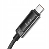 MCDODO KABEL USB-A USB-C SZYBKIE ŁADOWANIE DO TELEFONU 100W 6A 1M OLED