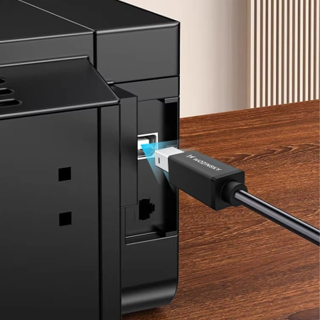 Kabel Wozinsky WKDDY3S USB-B - USB-A 480Mb/s 2m - czarny