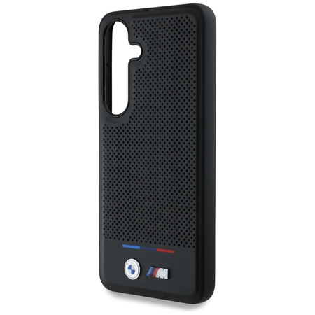 BMW ETUI DO MAGSAFE DO SAMSUNG GALAXY S25 POKROWIEC LEATHER TRICOLOR STRIPE
