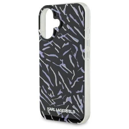 KARL LAGERFELD KLHCP16MHZBPKCCU ETUI DO IPHONE 16 PLUS 6.7 ZEBRA WITH CORD