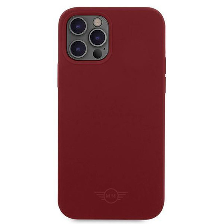 Mini MIHCP12LSLTRE iPhone 12 Pro Max 6,7" czerwony/red hard case Silicone Tone On Tone