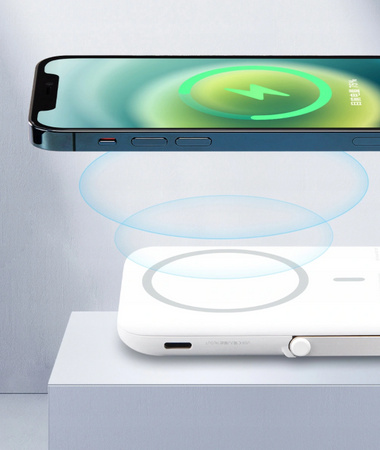 Powerbank Mcdodo GoPower  5000mAh PD 3.0 ,Do IPhone, Magnetyczny Bia³y