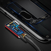 Baseus MVP Elbow Type dwustronny kątowy kabel przewód z bocznym wtykiem micro USB 2m 1.5A czarny (CAMMVP-B01)