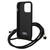 KARL LAGERFELD ETUI DO IPHONE 13 PRO 13 HARDCASE SKÓRA MONOGRAM PATCH BLACK