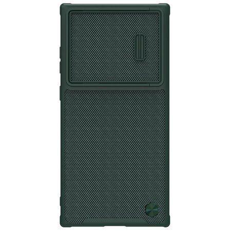 Nillkin Textured S Case etui Samsung Galaxy S22 Ultra pancerny pokrowiec z osłoną na aparat zielone