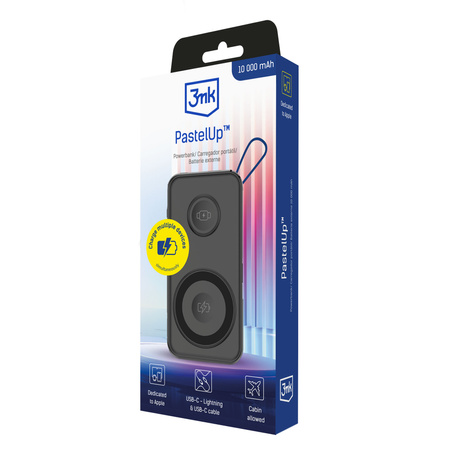 3MK PASTELUP POWERBANK 10000MAH DO SMARTFONÓW I TABLETÓW SZYBKIE ŁADOWANIE
