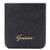 Etui Guess Glitter Script na Samsung Galaxy Z Flip 5 - czarne