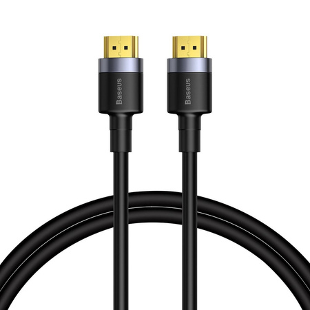 Baseus Cafule kabel przewód HDMI 2.0 4K 60 Hz 3D 18 Gbps 2 m czarny (CADKLF-F01)