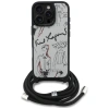KARL LAGERFELD ETUI CROSSBODY GRAINED PATTERN & LOGO DO IPHONE 16 PRO MAX